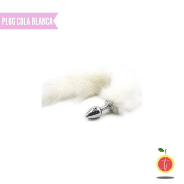 PLUG COLA BLANCA